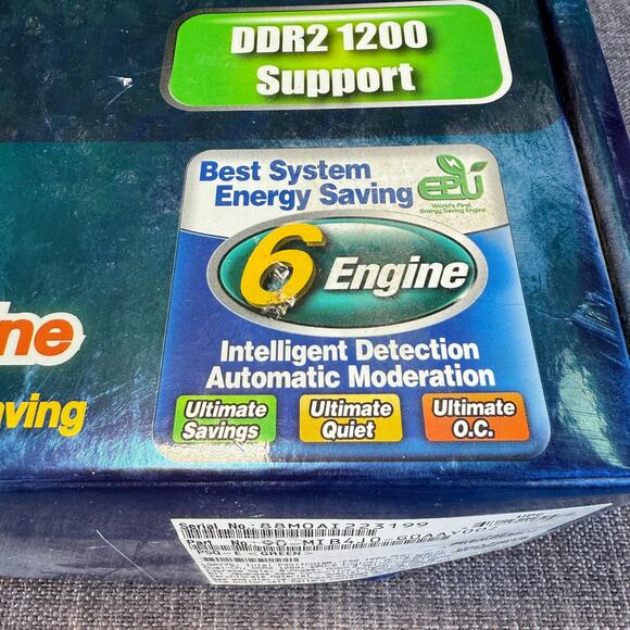 Open Box Asus P5Q-E Motherboard LGA775 Dual DDR2 Supports Intel Core 2 MBP5QER - Picture 11 of 11